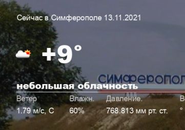 Погода В Симферополе На Новый Год